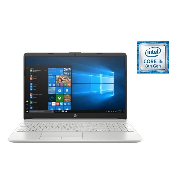 HP 15-DW0002NE Laptop - Core i5 1.6GHz 8GB 256GB 2GB Win10 15.6inch FHD Natural Silver