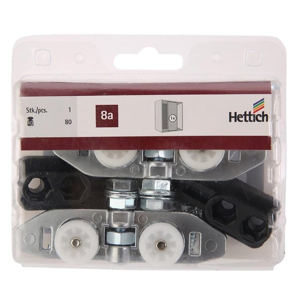 Hettich No. 8A Sliding Door Fitting (Set of 2) Hettich No. 8A Sliding Door Fitting (Set of 2)