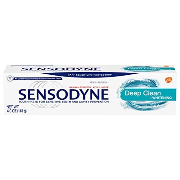 Sensodyne Deep Clean Sensitive Toothpaste, Cavity Prevention and Sensitive Teeth Treatment - 4 Ounces Sensodyne Deep Clean Sensitive Toothpaste, Cavity Prevention and Sensitive Teeth Treatment - 4 Ounces