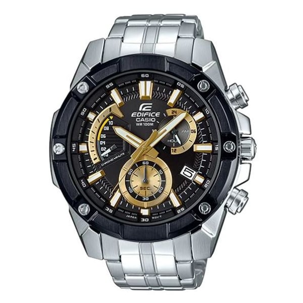 Casio edifice gold and silver hot sale