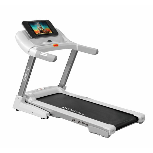Marshal Fitness Home Use Best Tv Treadmill 3.5 Dc-hp Motor - Max User 100kg | Mf-169-tv