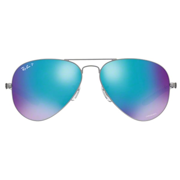 RayBan RB8317CH-029/A1-58 Aviator Stainless Steel Gunmetal Unisex Sunglasses RayBan RB8317CH-029/A1-58 Aviator Stainless Steel Gunmetal Unisex Sunglasses