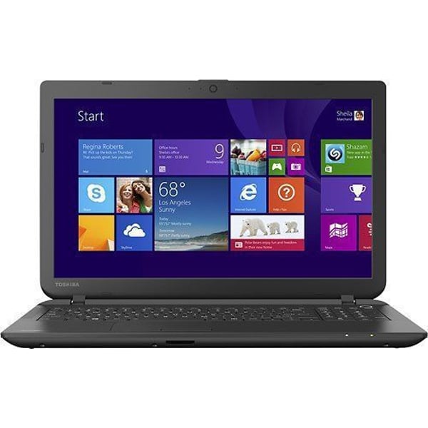 Amazon Com Toshiba Satellite C55 B5270 Laptop Pc Intel Pentium N3530 2 16 Ghz Quad Core Processor 8 Gb Ddr3l Sdram 500 Gb Hard Drive 15 6 Inch Display Windows 8 1 Jet Black Computers Accessories