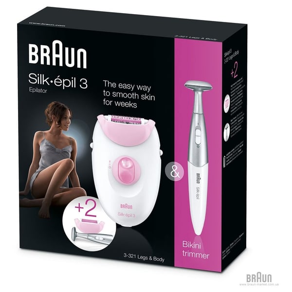 Braun Epilator W/ Bikini Trimmer SE3321 price in Bahrain, Buy Braun Epilator W/ Bikini Trimmer