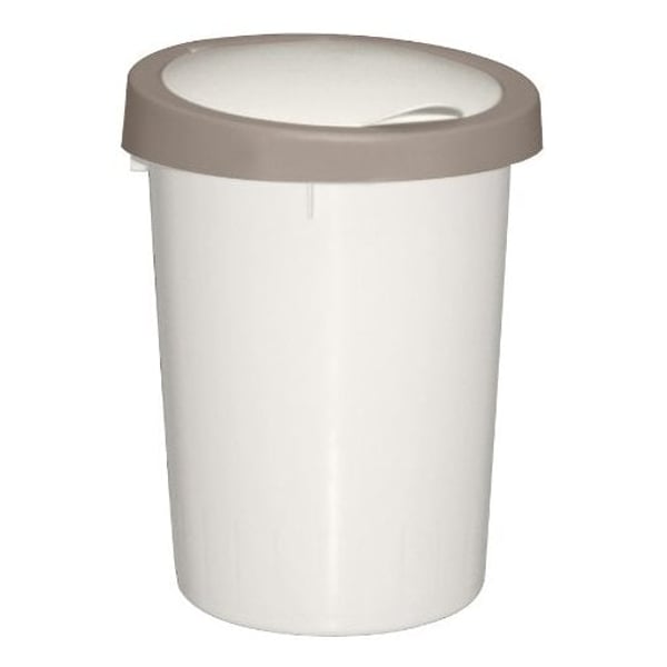 Curver Mistral Flat Trash Bin 18L Offwhite