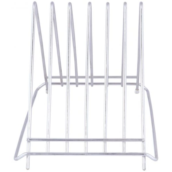 RAJ Stainless Steel Cutting Board Stand 6 Part Triangular RAJ Stainless Steel Cutting Board Stand 6 Part Triangular