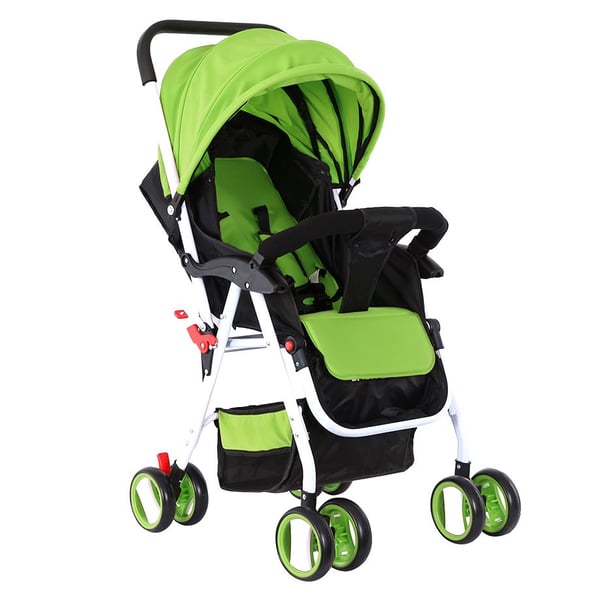 Baby Plus Stroller Cum Pram Green 0-36 M Baby Plus Stroller Cum Pram Green 0-36 M