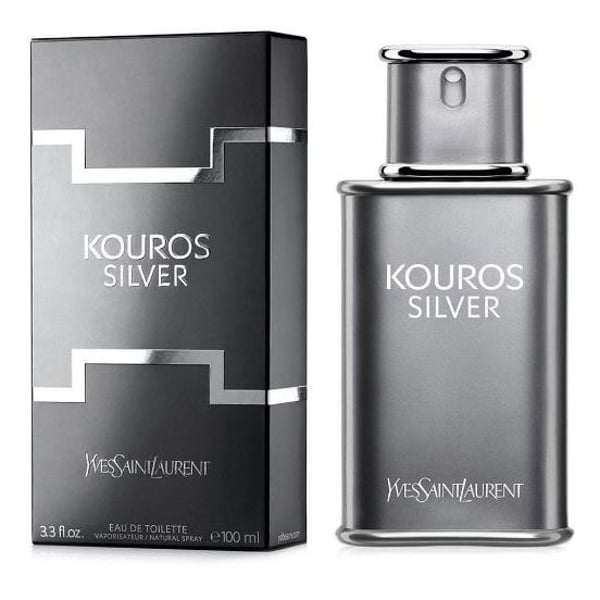 Yves Saint Laurent Kouros Silver Perfume For Men 100ml Eau de Toilette
