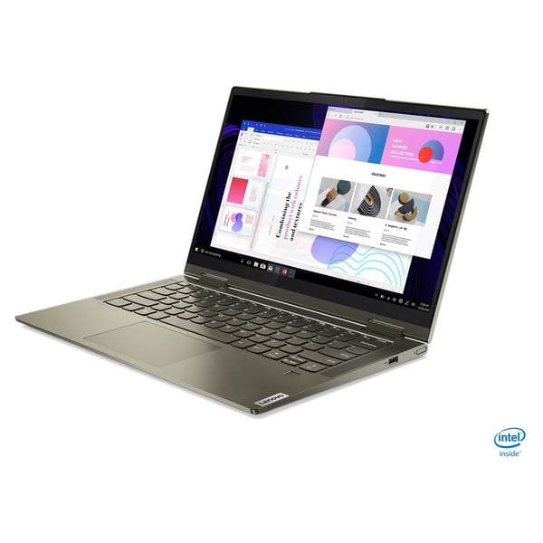 Lenovo Yoga 7 14ITL5 Laptop - Core i7 2.8GHz 16GB 1TB Shared Win10 14inch FHD Slate Grey English/Arabic Keyboard Lenovo Yoga 7 14ITL5 Laptop - Core i7 2.8GHz 16GB 1TB Shared Win10 14inch FHD Slate Grey English/Arabic Keyboard