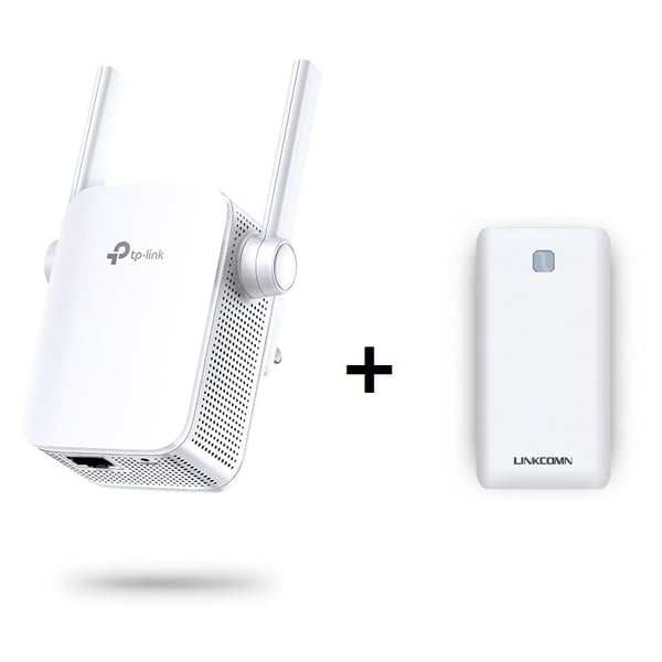 TP-Link RE305 Dual-Band AC1200 Wi-Fi Range Extender + Linkcomn Jokul 52 Power Bank 5000mAh IT ACC PROMO