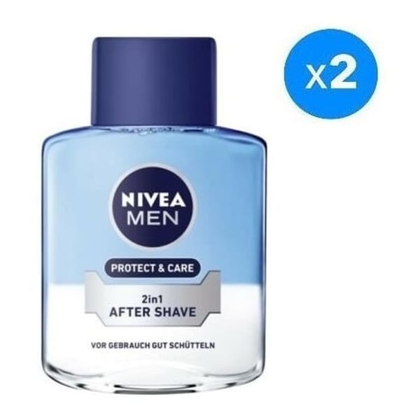 Nivea Men 2In1 Refreshing After Shave 100ml Pack Of 2 Nivea Men 2In1 Refreshing After Shave 100ml Pack Of 2