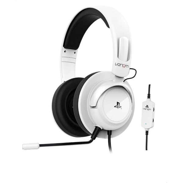 Venom VS2731 Vibration Stereo Gaming Headset White For PS4/PS3