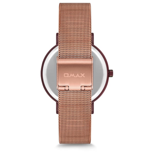 Omax Marble Collection Rose Gold Mesh Analog Watch For Women MR01F38I Omax Marble Collection Rose Gold Mesh Analog Watch For Women MR01F38I