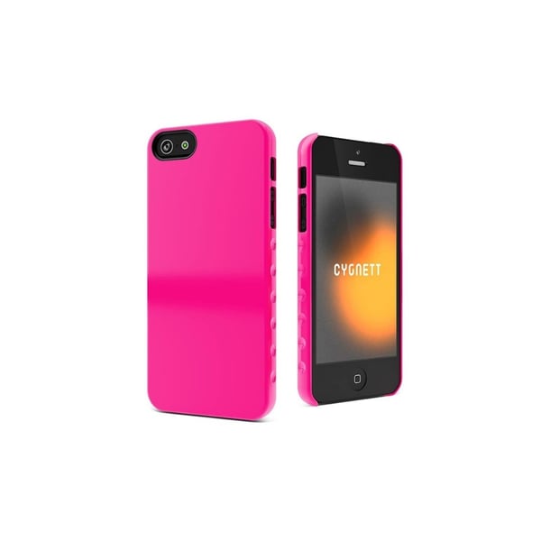 Cygnett Form Snap On PC Case, High-Glossy Finish, Wear & Tear Scratch Protection, Anti-Flashback Camera Cutout, Protective Back Cover - Compatible with Apple iPhone 5C - Polycarbonate Material - Pink