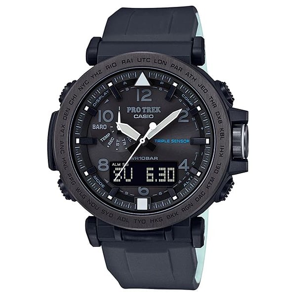 Casio PRG-650Y-1 Protrek Black Silicon Analog/Digital Watch Men Casio PRG-650Y-1 Protrek Black Silicon Analog/Digital Watch Men