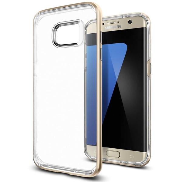 Spigen 556CS20048 Neo Hybrid Crystal Case Gold For Galaxy S7 Edge