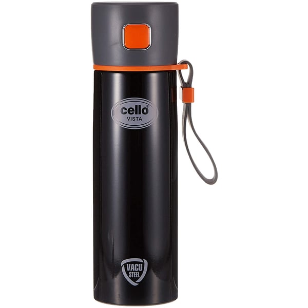 Buy Cello Vista Stainless Steel Flask Black 500 ml Online in UAE
