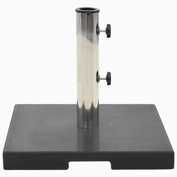Vidaxl Parasol Base Granite 20 Kg Square Black