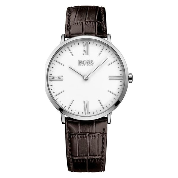 Hugo Boss Jackson Watch For Men with Brown Leather Strap