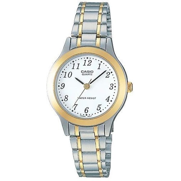 Casio Two Tone Stainless Steel Women Watch LTP-1128G-7BRDF Casio Two Tone Stainless Steel Women Watch LTP-1128G-7BRDF