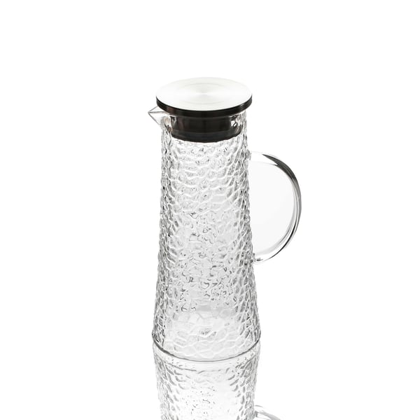 Life Smile 1250ml Glass Jug For Water And Juice