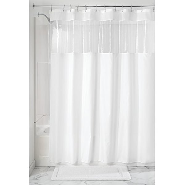 Buy Idesign Fabric Shower Curtain, WaterRepellent And Mold And Mildew