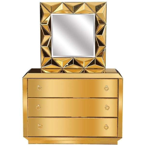 Pan Emirates Hendricks Dressing Table With Mirror 109*43*170cm Pan Emirates Hendricks Dressing Table With Mirror 109*43*170cm
