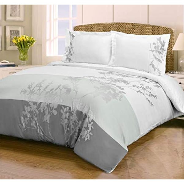 Superior 100% Cotton Duvet Cover Set - Soft, Embroidered Hotel Collection Duvet Cover, 3-Piece Duvet Set, Sydney, Full/Queen Size