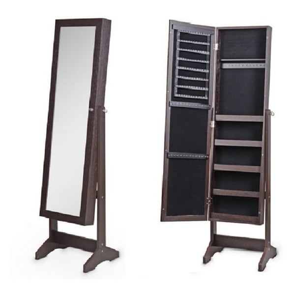 Class Jewellery Mirror Cabinet Brown CL13355BR