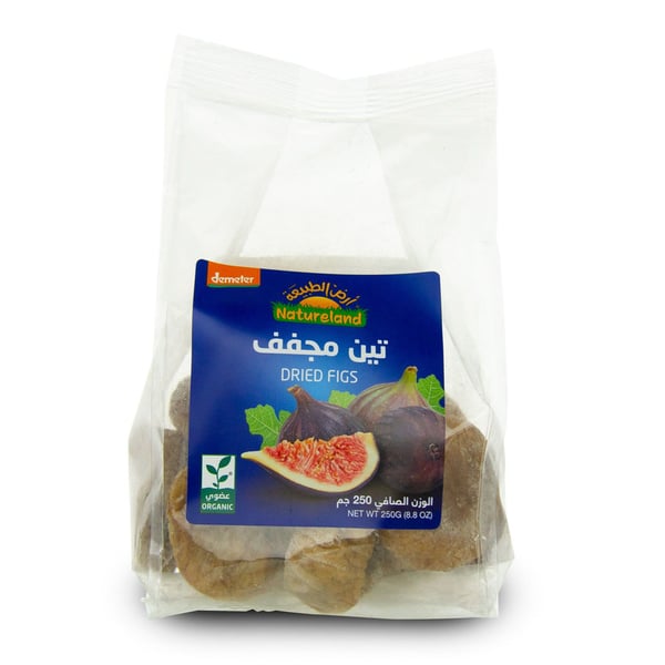 Natureland Dried Figs 250g (demeter)