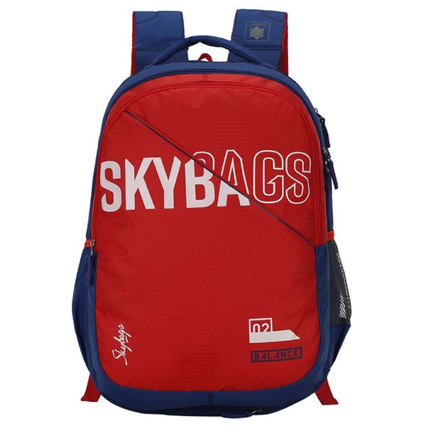Skybag BPFIGE3RED, Figo Extra 03 Unisex Red School Backpack 30 Litres