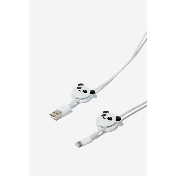 TYPO Novelty Cable Pinch 2 Pack Panda TYPO Novelty Cable Pinch 2 Pack Panda