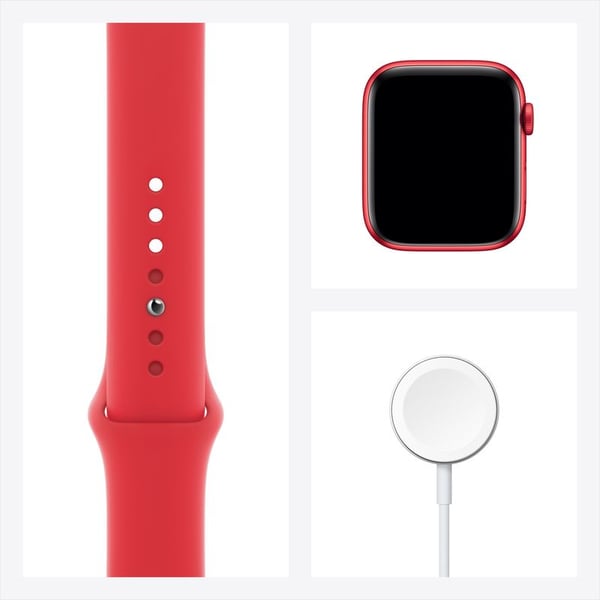 Apple Watch Series 6 GPS 44mm PRODUCT(RED) Aluminum Case with PRODUCT(RED) Sport Band