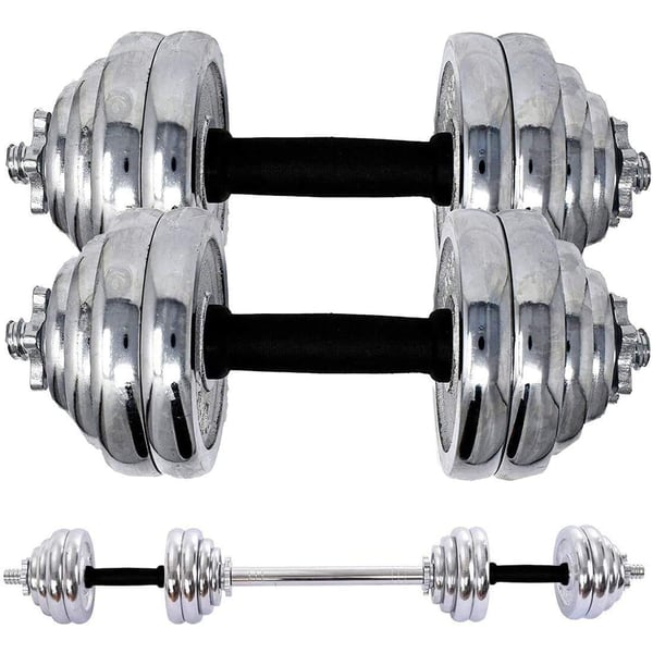 Ultimax Adjustable Fitness Dumbbell Weights For Fitness Dumbbells Gym Dumbbell Set Adjustable Dumbbell Set With Barbell Connecting Rod Gym Weights-30kgs