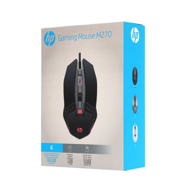 HP M270 Wired Gaming Mouse (7ZZ87AA) Black