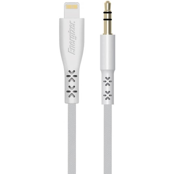 Energizer Audio Stero Lightning Cable 1.5m White Energizer Audio Stero Lightning Cable 1.5m White