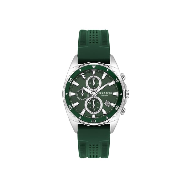 LEE COOPER Men's Multi Function Green Dial Watch - LC07527.377 LEE COOPER Men's Multi Function Green Dial Watch - LC07527.377