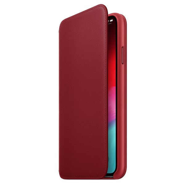 Apple Leather Folio Case Product Red For XS Max Apple Leather Folio Case Product Red For XS Max