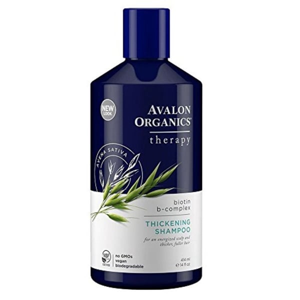 Avalon Organics Shampoo, Biotin B-Complex, Thickening, 14-Ounces