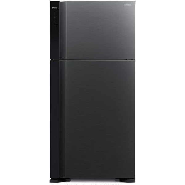 Hitachi RV760PUK7KBBK Top Mount Refrigerator