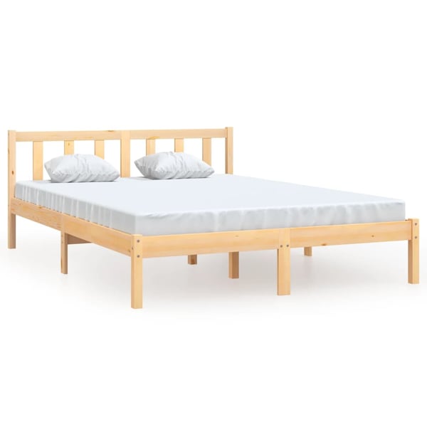 فيداكسل هيكل سرير من خشب الصنوبر الصلب 180x200 سم 5 قدم كينج