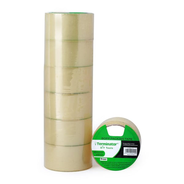 Terminator Transparent Tape 48 Mic X 48 Mm Small Terminator Transparent Tape 48 Mic X 48 Mm Small
