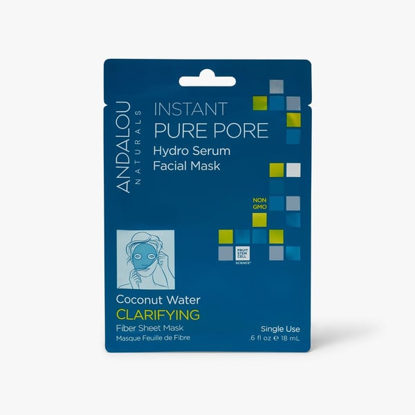 Andalou Instant Pure Pore Hydro Serum Facial Mask 18ml