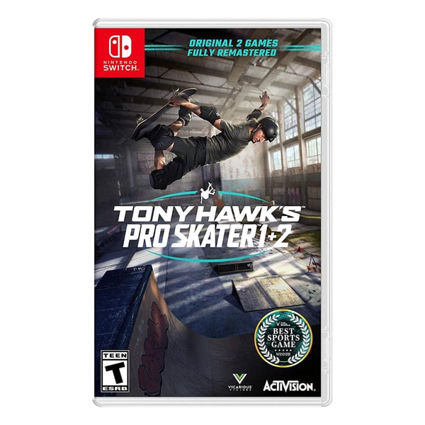 Nintendo Switch Tony Hawk's Pro Skater 1+2 Game Nintendo Switch Tony Hawk's Pro Skater 1+2 Game