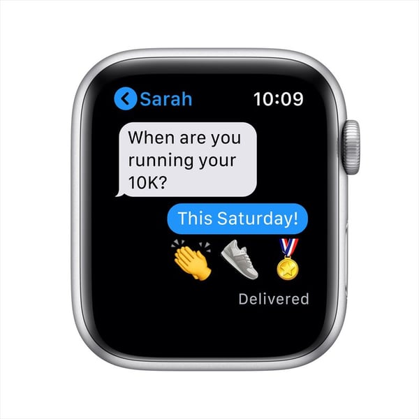 Apple Watch Series 6 GPS 44mm Silver Aluminum Case with White Sport Band Apple Watch Series 6 GPS 44mm Silver Aluminum Case with White Sport Band
