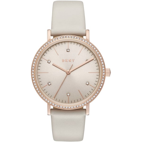 Buy DKNY Minetta Cream Leather Women Watch NY2609 Online in UAE Sharaf DG