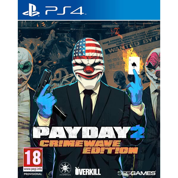 Sony Ps4 Payday 2 Crimewave Edition