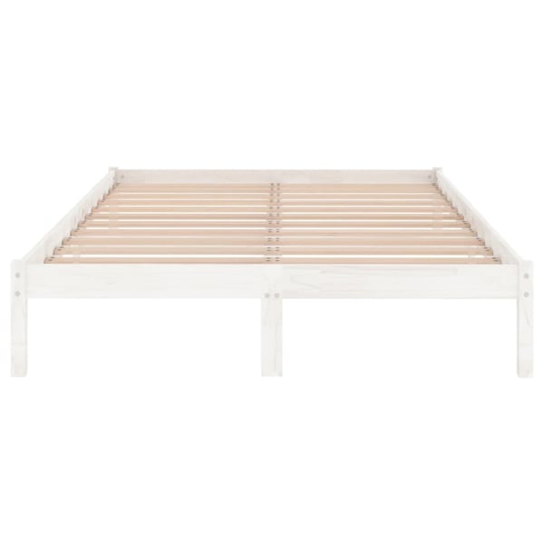 Vidaxl Bed Frame White Solid Pinewood 180x200 Cm 6ft Super King Uk