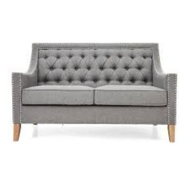 Montpellier Sofa Collection Two Seater Sofa in Light Grey Color