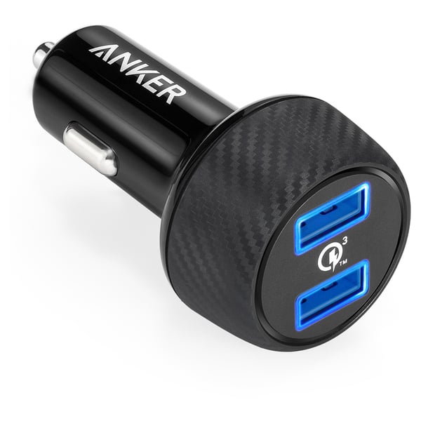 Anker PoweDrive QC2 Port Car Adapter Black - ANA2228H11 Anker PoweDrive QC2 Port Car Adapter Black - ANA2228H11